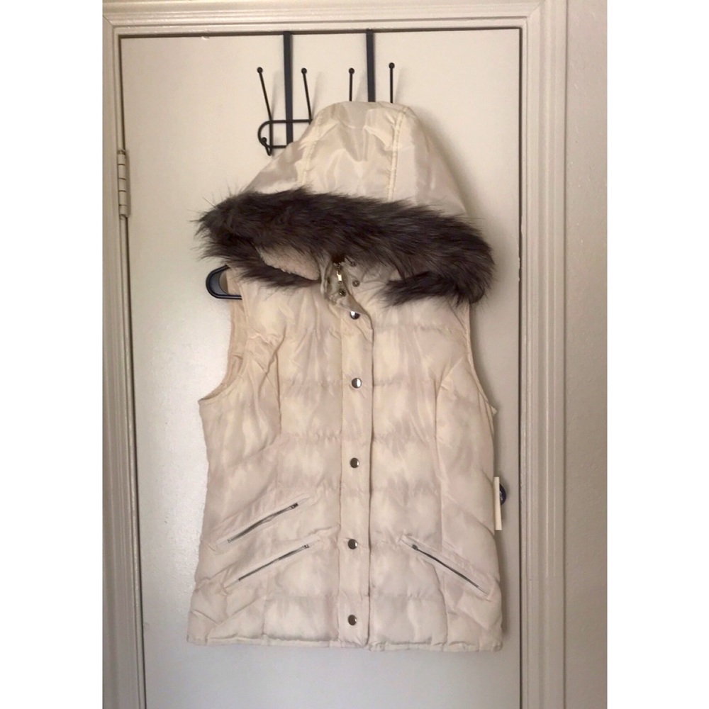 Puffer Vest w/ Fur Hood